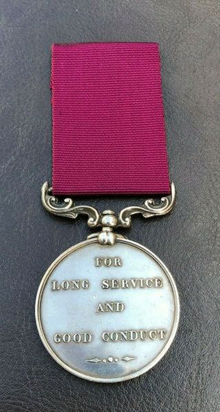 Army Long Service & Good Conduct Medal - R.  A.  - Joined Aged 12 - Served 40 Years 2