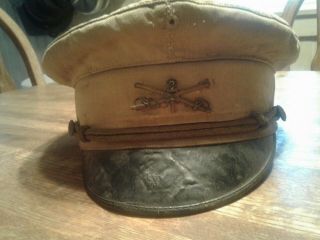 1902 - 1903 U.  S.  Army Peaked Visior Officers Cavalry Hat