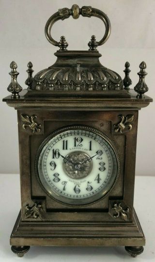 Rare Carriage Clock L.  Leroy & Cie Paris C.  1870 Complex Striking Repeating Alarm