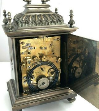 Rare Carriage Clock L.  Leroy & Cie Paris c.  1870 Complex Striking Repeating Alarm 2