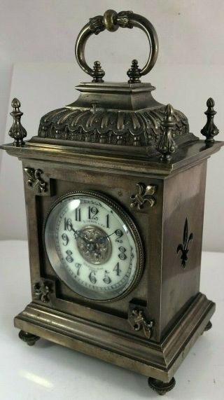 Rare Carriage Clock L.  Leroy & Cie Paris c.  1870 Complex Striking Repeating Alarm 5
