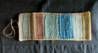 Antique Sewing/ Needle Roll/ Case