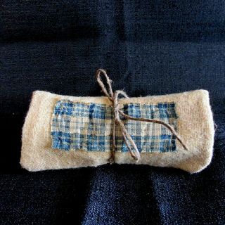 Antique Sewing/ Needle Roll/ Case 2