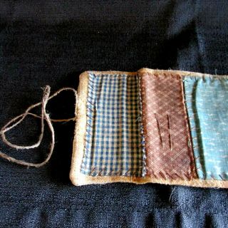 Antique Sewing/ Needle Roll/ Case 4