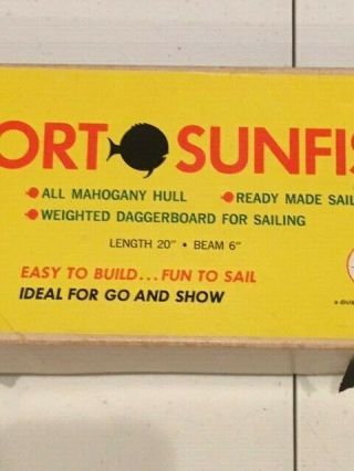 Dumas Alcort Sunfish Toy Sailboat Kit 8