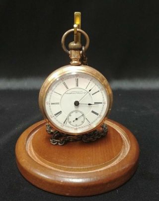 Antique American Waltham Watch Co Pocket Watch Circa 1879 in Case 2