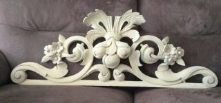Carved Wooden Panel For Overmantel Or Door