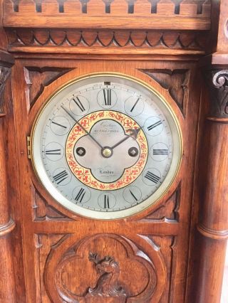 Rare Antique Twin Fusee Bracket Clock By John Cartel.  C1840 5