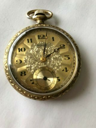 Vintage/antique Rolex Supreme Gold Filled 45 Mm 15 J.  Pocket Watch Swiss Made