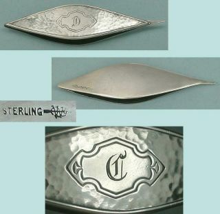 Antique Sterling Silver Tatting Shuttle By Webster Co.  Circa 1920s