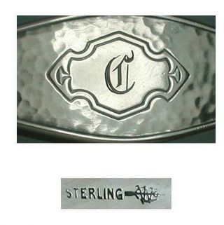 Antique Sterling Silver Tatting Shuttle by Webster Co.  Circa 1920s 3