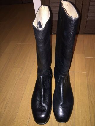 East German Ddr Nva Army Leather Jack Boots.  Size 30.  5 Eg 11 - 11.  5 Us