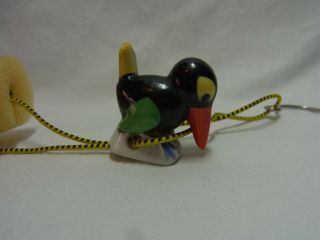 Vintage German Porcelain Drip Catcher Raven Bird Bs1