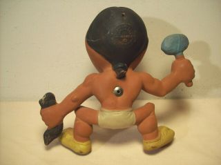 1940 ' s CHIEF WAHOO CLEVELAND INDIANS MASCOT RUBBER SQUEAKY CHARACTER DOLL REMPEL 8