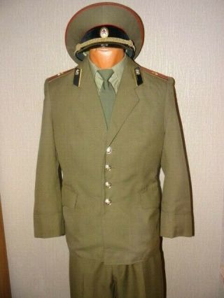 Ussr Soviet Army Military Daily Uniform Corps Of Engineers Major Officer 198x