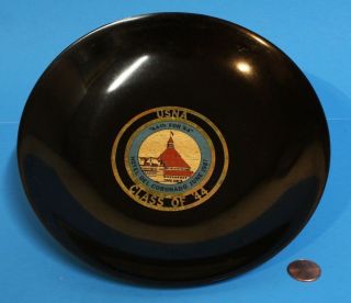 1987 Us Naval Academy Class Of 1944 Couroc Dish