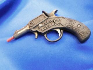1920 ' s KENTON BULL DOG CAST IRON CAP GUN TOY NOISE MAKER STARTER PISTOL BLANK 2