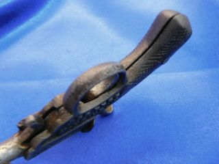 1920 ' s KENTON BULL DOG CAST IRON CAP GUN TOY NOISE MAKER STARTER PISTOL BLANK 6