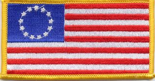 Betsy Ross Flag - Bc Patch Cat No.  M6075