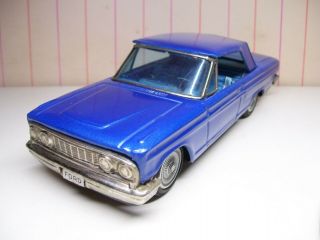 8” Long Bandai Japan Tin Friction 1964 Ford Fairlane Exc,