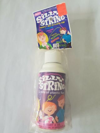 1969 Rare Vintage Wham - O Silly String - Green Color