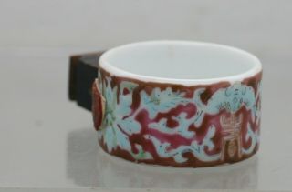 Stunning Antique Chinese Hand Painted Porcelain Bird Feeder Bowl Circa 1800s 2