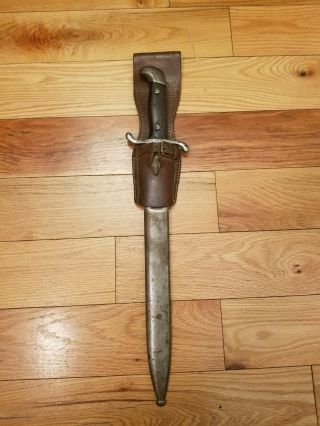 Argentine Artillery 1909 Short Sword With Scabbard And Frog