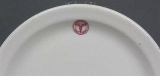 Vintage US ARMY MEDICAL DEPARTMENT CADUCEUS SHENANGO CHINA BREAD BUTTER PLATE 2