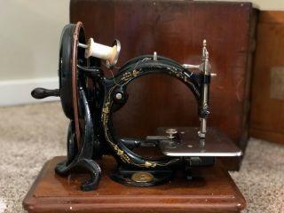 Antique 1877 Hand Crank Willcox Gibbs sewing machine.  Pristine 2