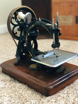 Antique 1877 Hand Crank Willcox Gibbs sewing machine.  Pristine 3