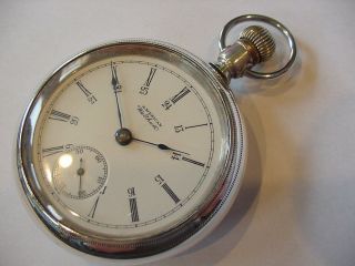 18s 1908 Scarce 0.  925 Sterling Silver Waltham Model 1883 Canadian Dial 1