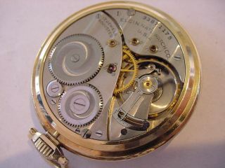 1933 Elgin Model 4 Gold Filled 17j Pocket Watch