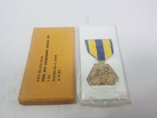 Vintage Us U.  S.  Navy Expeditionary Forces Medal,  Full Size,  Service,  Army