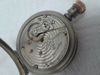 pocket watch BALL HAMILTON Brotherhood of Locomotive Fireman 17 j adj RAILROAD 4