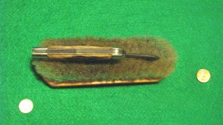 Vtg Sheath Pocket Blade MARBLES Safety Hunting Knife 1 Orig leather fold case 12