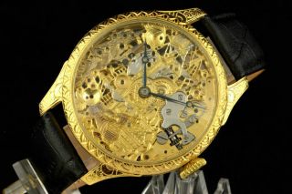 Ulysse Nardin Skeleton Marriage Best Hand Engraving 4