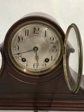 Vintage J.  E.  Caldwell & Co.  Philadephia Mantle Clock M.  Winterhalder & Hofmeier 2