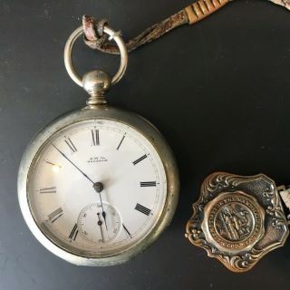 Stunning Antique Waltham P.  S.  Bartlett Pocket Watch.  Rare In.