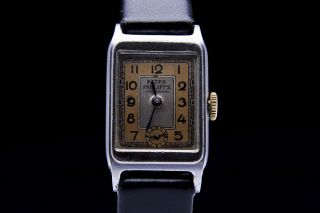 Extremly Patek Philippe antique Art Deco men ' s watch - rarity 1885 2