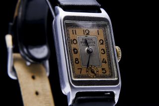 Extremly Patek Philippe antique Art Deco men ' s watch - rarity 1885 4
