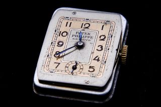 Extremly Patek Philippe antique Art Deco men ' s watch - rarity 1885 8