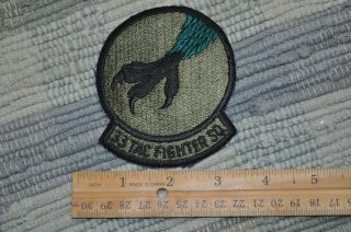 Usaf 33d Tactical Fighter Squadron 33 Tfs Patch F - 16 1/2