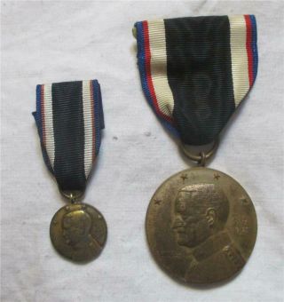 Wwi U.  S.  Army Of Occupation Of Germany Service Medal Group Full Size & Miniature
