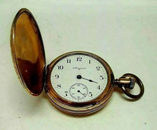 1883 Elgin Hunter Pocket Watch - Size 17 Model 2 / Lever Set