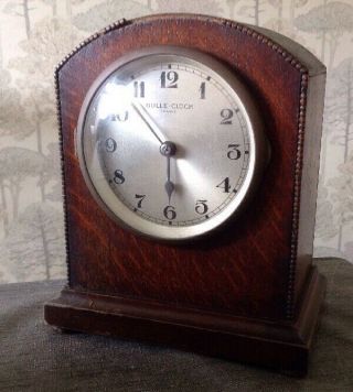 Antique Bulle Clock To Restore 23x20x12cm Overall.