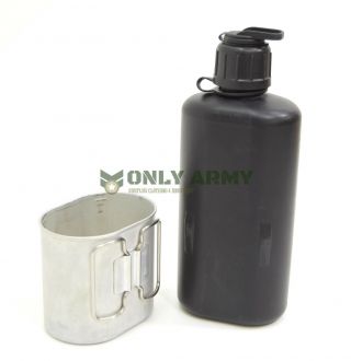 Swiss Army Bottle,  Cup Military Canteen Camping Outdoor Metal Boiling Cooking