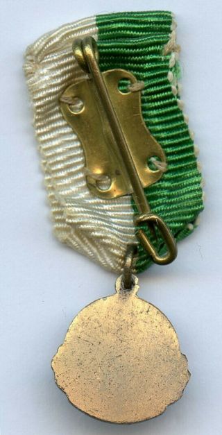 Sweden Skiing Ski Miniature Medal Badge Grade 2