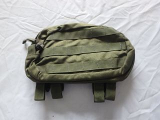Nwot Tactical Assault Gear Admin/utility Pouch - Od Green Molle Wide