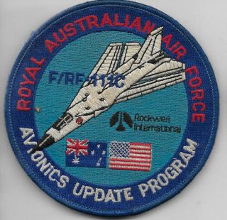 Raaf F - 111c Avionics Update Program Rockwell International Squadron Patch