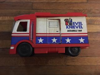 Preowen Evel Knievel Vinyl 1973 Scramble Van Idel Toy 